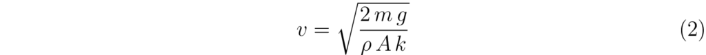 The Tube Terminal Velocity Equation
